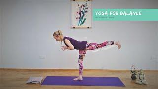 YOGA BALANCE SEQUENCE with Vicky -  40 Minutes Yoga For Core Strength And Stability