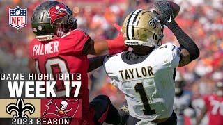 New Orleans Saints vs. Tampa Bay Buccaneers Game Highlights | NFL 2023 Week 17