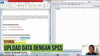 INPUT DATA CORRELATION, T-TEST DEPENDENT AND INDEPENDENT | Fauzi Basa Basi Bisa