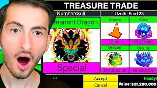 Trading NEW Permanent Dragon For 48 HOURS... (Blox Fruits)