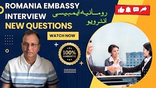 Romania Embassy Interview New Questions and Answers And Tips| Europe Visa Guide|