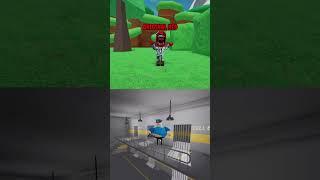 Jumpscare Original Red Rainbow Friends VS Barry's Prison Run  #roblox #jumpscare Hungry Nora Roblox