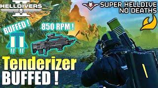 Helldivers 2 - 850 RPM Tenderizer Gameplay (No commentary, Max difficulty, No deaths)