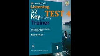 KET LISTENING TEST 4 A2 Key for Schools Trainer 2020 2nd