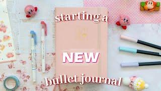 Starting a New Bullet Journal ️⭐