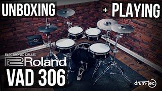 Roland VAD306 TD-17 electronic drums Unboxing & Playing by drum-tec