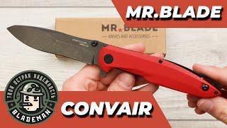 Нож Mr.Blade Convair Gen.2, D2 Tool Steel, G10 Red, MB650-BSW/RD