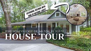 Step inside this gorgeous 3-bedroom house for sale in Milton, FL! | House Tour | 6310 Honeysuckle Dr