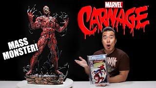 HUGE CARNAGE STATUE!!! Rare Custom Marvel Statue Review!