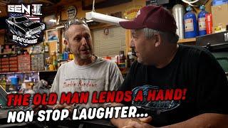The Old Man Lends a Hand! Non Stop Laughter at Gen II Garage...