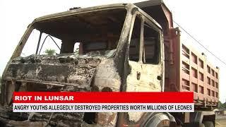 Riot in Lunsar, North of Sierra Leone