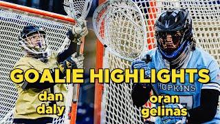 Navy vs Johns Hopkins | GOALIE HIGHLIGHTS