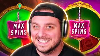 GAMBLING FOR MAX SPINS ON CRAZY VOLATILE SLOTS!