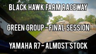 Yamaha R7 - Black Hawk Farm Raceway - Green group - July 21st 2024