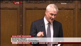 Graham Stuart MP savages Tristram Hunt & Labour in the Commons over Education.