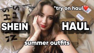 SHEIN SUMMER HAUL 2023  BEST SUMMER CLOTHES + AESTHETIC DRESSES // TRY ON HAUL