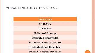 Cheap Linux Hosting Plans in India | Linux Web Hosting Jaipur