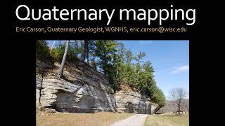 Surficial geologic mapping proposal by Eric Carson (WGMAC 2020)