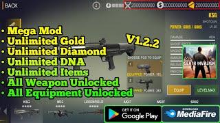 Death Invasion Survival Mod Apk Terbaru All Weapon Unlocked, Unlimited Gold & Diamond