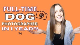 How I went FULL-TIME with my dog photography business within the FIRST YEAR! A little story about me