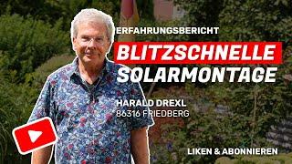 Blitzschnelle Solarmontage mit BTPV: In 14 Tagen zur eigenen Anlage! | 86316 Friedberg