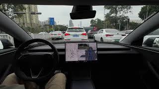  Tesla FSD in China: Real-World Driving Experience! First Version Review 