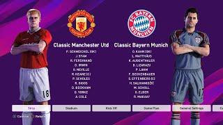 classic Manchester united vs classic Bayern Munich pes 2020 (PS4)