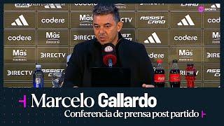 EN VIVO: Marcelo Gallardo habla en conferencia de prensa tras Independiente vs. River