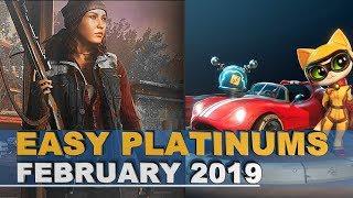 Easiest Platinum Games For PS4 | February 2019 | Price/Time/Difficulty/Stacks | Easy Trophies