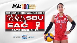 San Beda vs EAC (Women's Volleyball Highlights) | NCAA Season 100