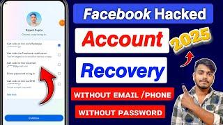 How to Recover Facebook Hacked account without Email and Phone number 2025 | FB hack recover 2025