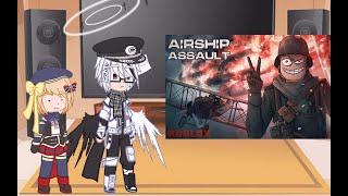 Azur Lane +??? React to Airship Assault Battlefield by tank fish [Gacha Nebula]