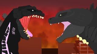 Legendary Godzilla vs Shin Godzilla PREVIEW | DinoMania - Godzilla Cartoons