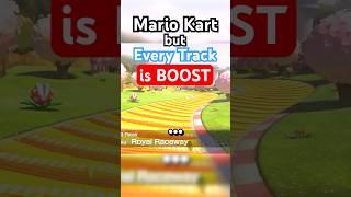 What if Every Track was ALL BOOST? #gaming #mariokart #nintendo #mario #redfalcon