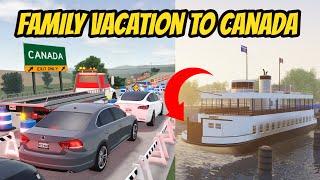 Greenville, Wisc Roblox l Road Trip to Canada Border *Ferry Ship* Special Roleplay