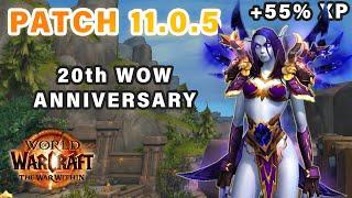 What's Coming in the 20th WOW Anniversary Patch 11.0.5 ► WOW: The War Within