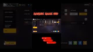 Rasmic raaz ka free fire id number kiya hai  |Rasmic raaz id#shorts