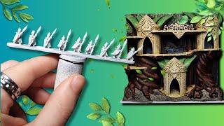 Painting the Smallest Wood Elves -  Miniature Painting Livestream