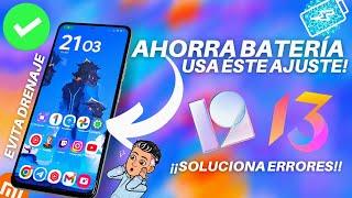 SE DESCARGA RAPIDO TU XIAOMI?! Haz estos pequeños ajustes a la batería!! MIUI 13/12.5