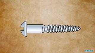 What is a Screw? (With Narration) Simple Machines - Science for Kids | Educational Videos by Mocomi