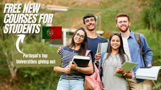 TOP UNIVERSITIES in Portugal are giving out these FREE Courses to Students