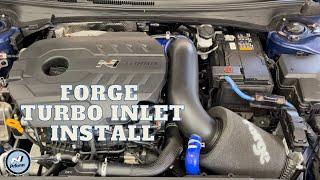 Hyundai Elantra N, Kona N, Veloster N Forge Turbo Inlet Adapter Install, Impressions, & Sound Clips