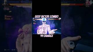 Easy high damage no wall Victor combo. #tekken8 #tekken8gameplay #fightinggamecommunity #combos #fgc
