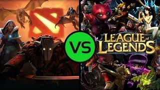 DOTA 2 VS LEAGUE of LEGENDS