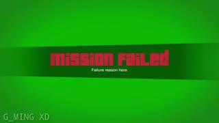 GTA 5 MISSION FAILED (GREEN SCREEN CLIP FOR CREATORS)