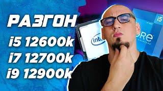 Гайд инструкция как разогнать процессор intel i5 12600k \  i7 12700k \  i9 12900k на msi z690 Разгон