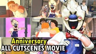 Ice Scream 1 - 8 Anniversary  All Cutscenes *Compilation | Full Movie