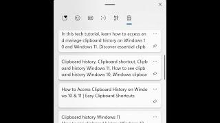 How to Access Clipboard History on Windows 10 & 11 | Easy Clipboard Shortcuts