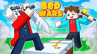 УБИЛ ТАРГЕТЕРА ГРОЗНЫМ ВЗГЛЯДОМ! BEDWARS С НЯШКОЙ НА CRISTALIX!