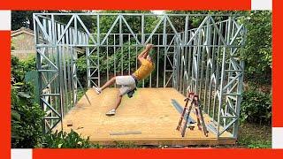  How to assemble a metal structure of plasterboard  steel framing  Tiny House